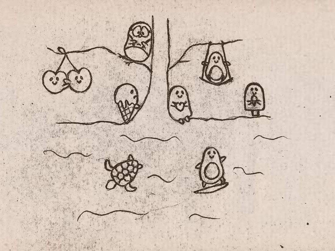 schizzo animali collezione "Gli Amichetti"