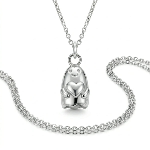 Sara Grace Jewelry - Foto Prodotto Ciondolo Fantasmino Su Sfondo Bianco