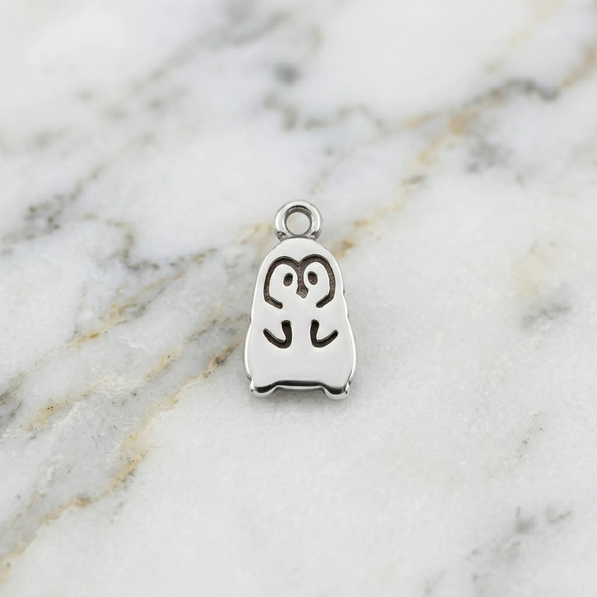 Sara Grace Jewelry orecchini artigianali in argento 925 a forma di pinguino – gioiello fatto a mano
