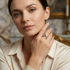 Sara Grace Jewelry - Foto Prodotto Anello Calla Argento 925 Indossato