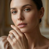 Sara Grace Jewelry - Foto Prodotto Anello Corallo Argento 925 Indossato