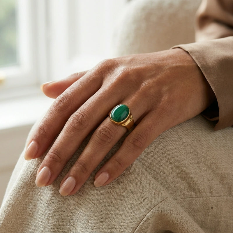 Malachite Ring