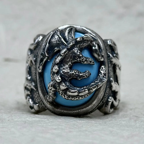 Jack Sparrow Ring Blue Stone