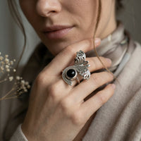 Sara Grace Jewelry - Foto Prodotto Anello Manta Argento 925 Indossato