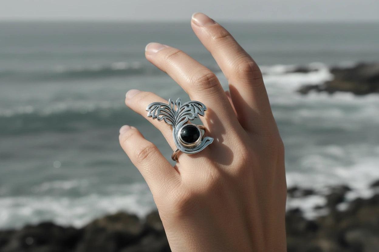 Anello manta artigianale in argento 925 – Collezione Pezzi Unici