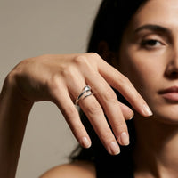 Sara Grace Jewelry - Foto Prodotto Anello Serpente Argento 925 Indossato