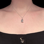 Sara Grace Jewelry ciondolo in argento 925 avocado surf con catenina 40 cm – gioiello originale 