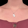 Sara Grace Jewelry ciondolo in argento 925 bulldog con catenina 40 cm – gioiello artigianale 