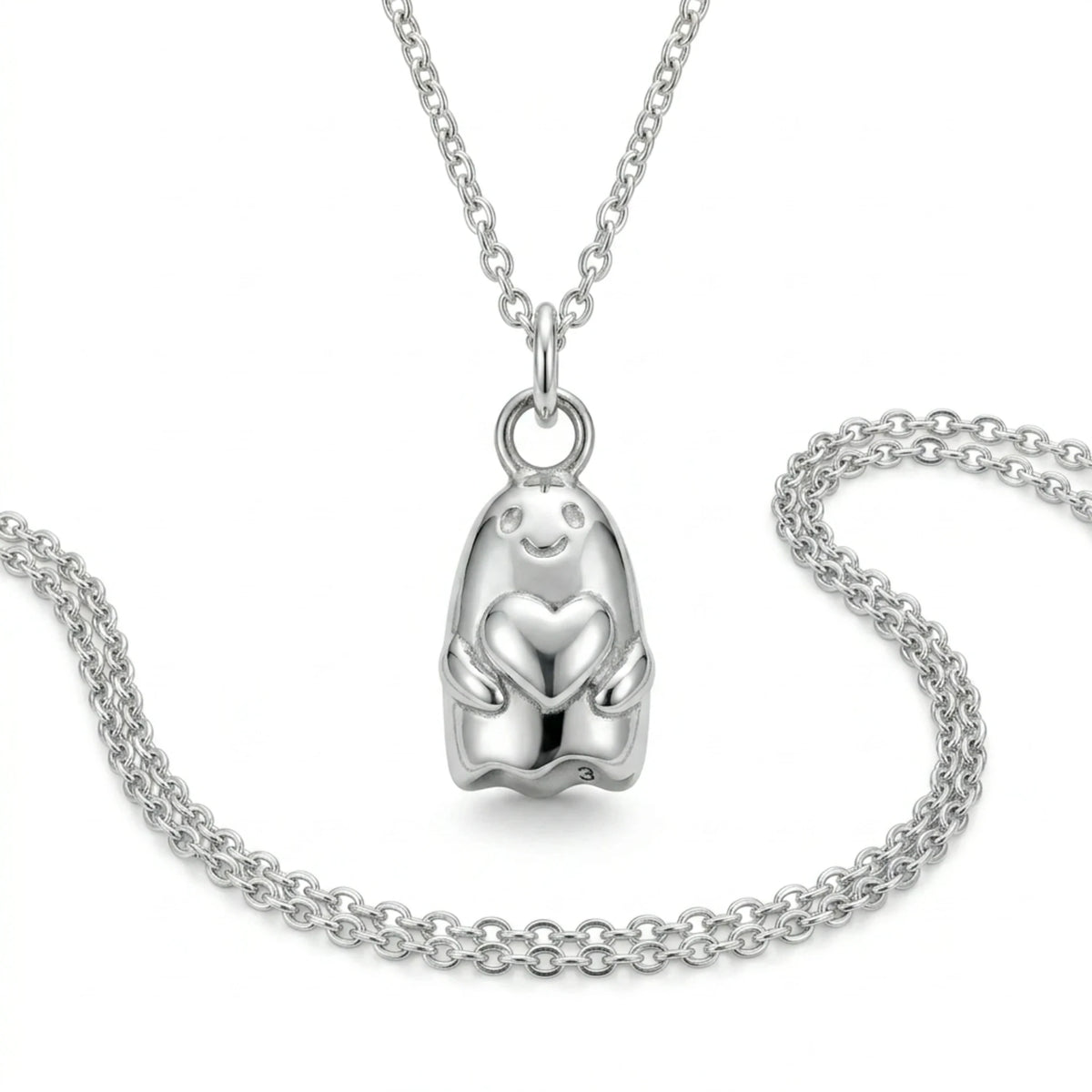 Sara Grace Jewelry - Foto Prodotto Ciondolo Fantasmino Su Sfondo Bianco