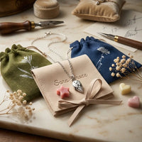 Sara Grace Jewelry ciondolo in argento 925 cono gelato dettaglio artigianale – gioiello estivo vista su packaging