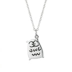 Sara Grace Jewelry - Foto Prodotto Ciondolo Gufo Su Sfondo Bianco