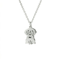 Sara Grace Jewelry - Foto Prodotto Ciondolo Labrador Su Sfondo Bianco