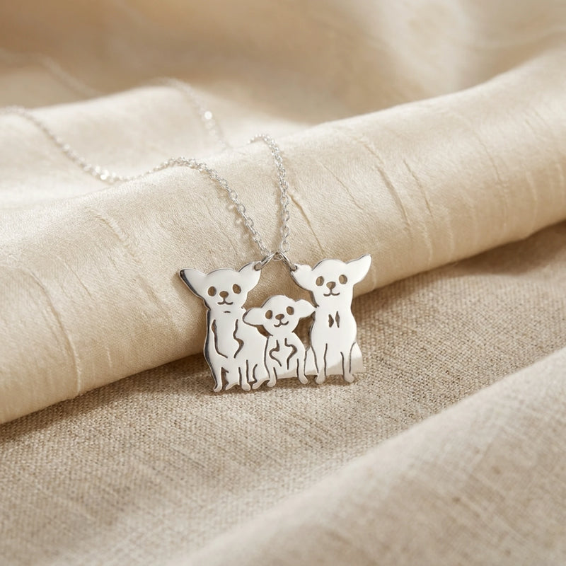 Three Dogs Pendant