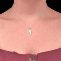 Sara Grace Jewelry ciondolo in argento 925 delfino con catenina 40 cm – gioiello artigianale 