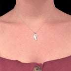 Sara Grace Jewelry ciondolo in argento 925 delfino con catenina 40 cm – gioiello artigianale 