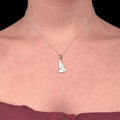 Sara Grace Jewelry ciondolo in argento 925 elefante con catenina 40 cm – gioiello artigianale 