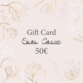 Sara Grace Jewelry Gift Card 50 euro – gioielleria artigianale regalo 