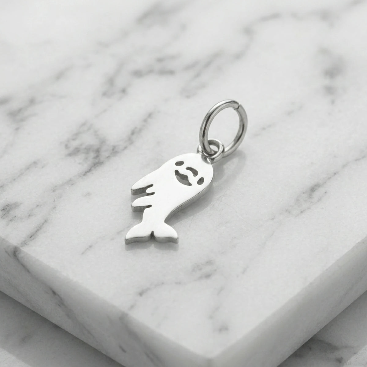 Sara Grace Jewelry orecchini artigianali in argento 925 a forma di delfino – gioiello fatto a mano