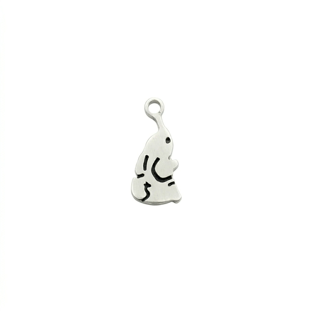Sara Grace Jewelry - Foto Prodotto Orecchino Elefante Su Sfondo Bianco