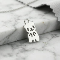 Sara Grace Jewelry orecchini artigianali in argento 925 a forma di panda – gioiello fatto a mano