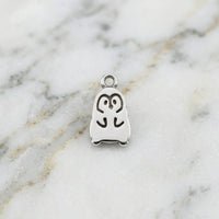 Sara Grace Jewelry orecchini artigianali in argento 925 a forma di pinguino – gioiello fatto a mano
