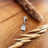 Sara Grace Jewelry orecchini artigianali in argento 925 a forma di pinguino – gioiello fatto a mano