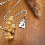 Sara Grace Jewelry ciondolo artigianale in argento 925 a forma di pinguino – gioiello fatto a mano